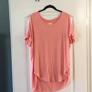 Lou & Grey tunic; light coral, XL